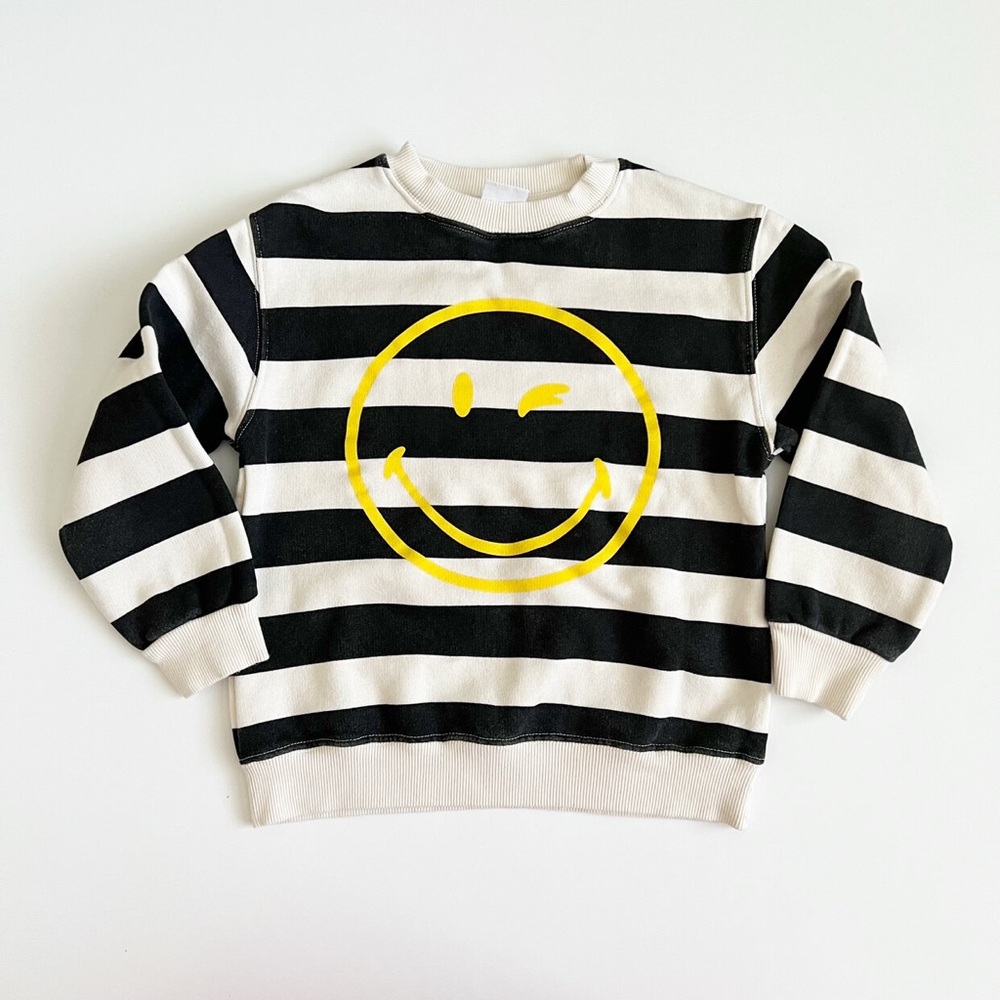 Zara smiley sweatshirt Zara kids sweater
 6 yrs old